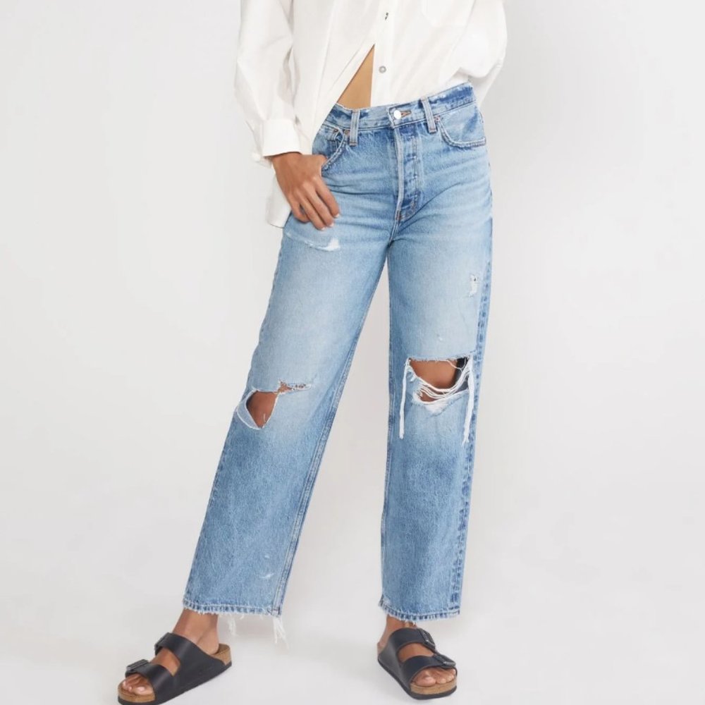 Etica Tyler Vintage Straight Crop Jean